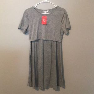Gray nursing dress